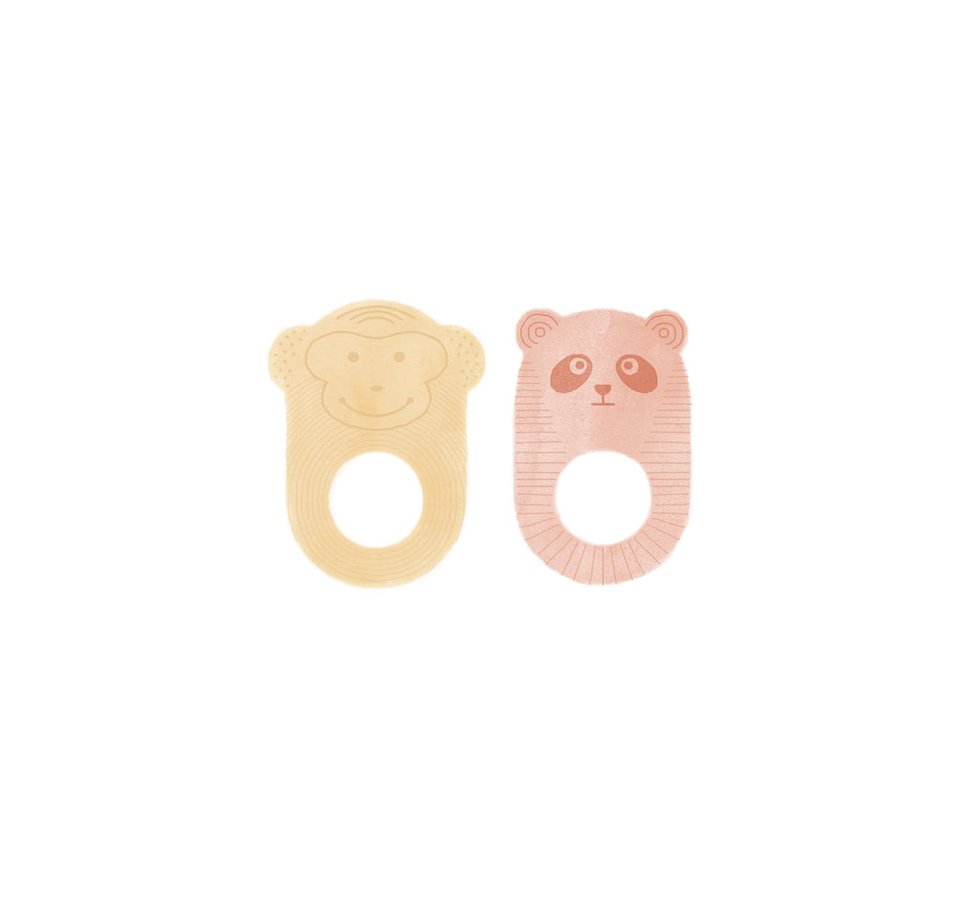Nelson Ling Ling Baby Teether Pack Of 2 By Oyoy M107170 1