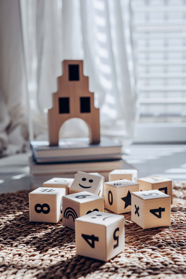 Math Blocks In Various Colors 4