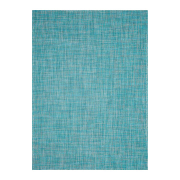 Mini Basketweave Turquoise Rug Chilewich Chw 200869 019 1