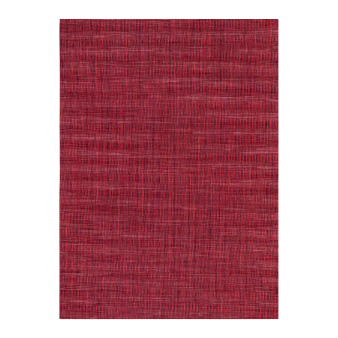 Mini Basketweave Scarlet Rug Chilewich Chw 200869 047 1