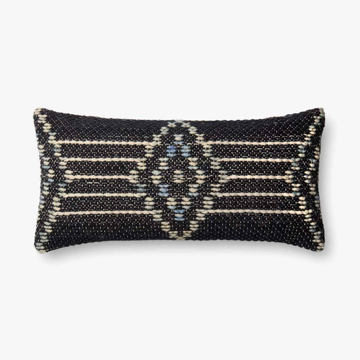 Ed Pillow In Navy Multi By Ellen Degeneres For Loloi Open Box 1