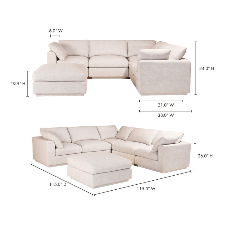 Justin Signature Modular Sectional Taupe 8