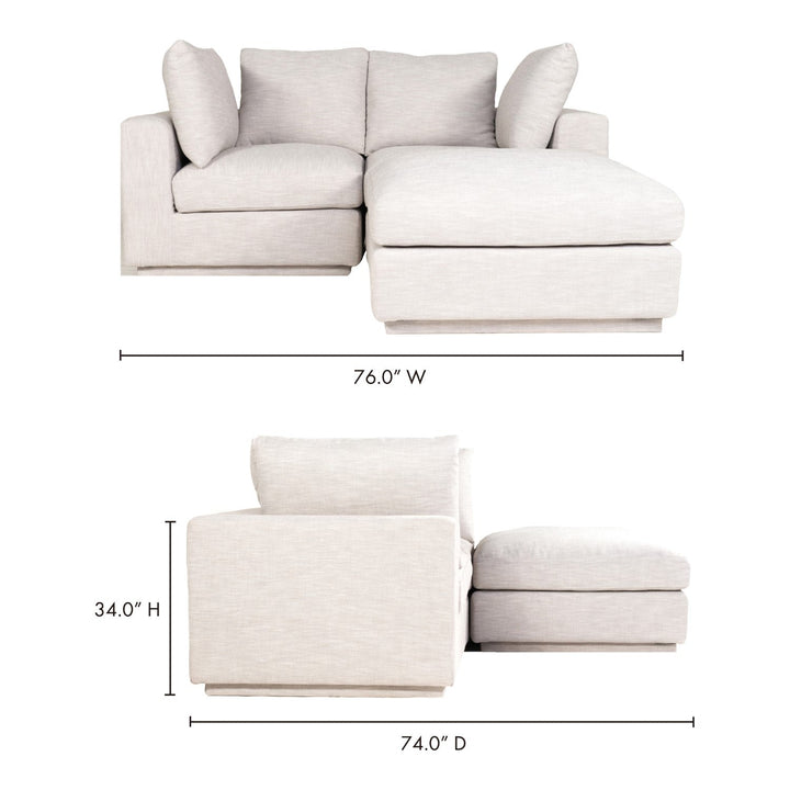 Justin Nook Modular Sectional Taupe 7