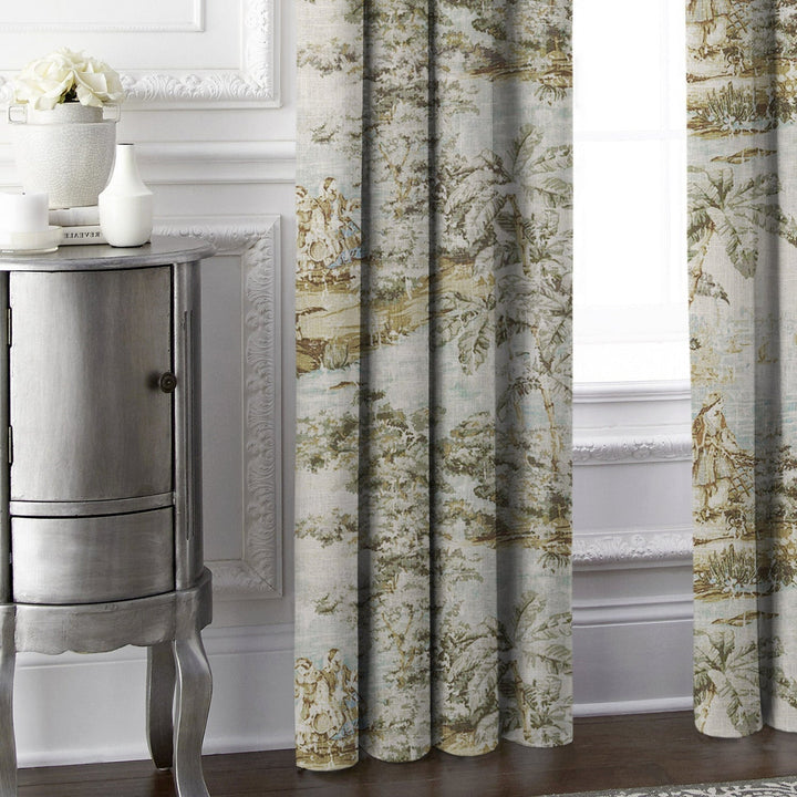 Countryside Natural/Aqua Drapery - Open Box 3