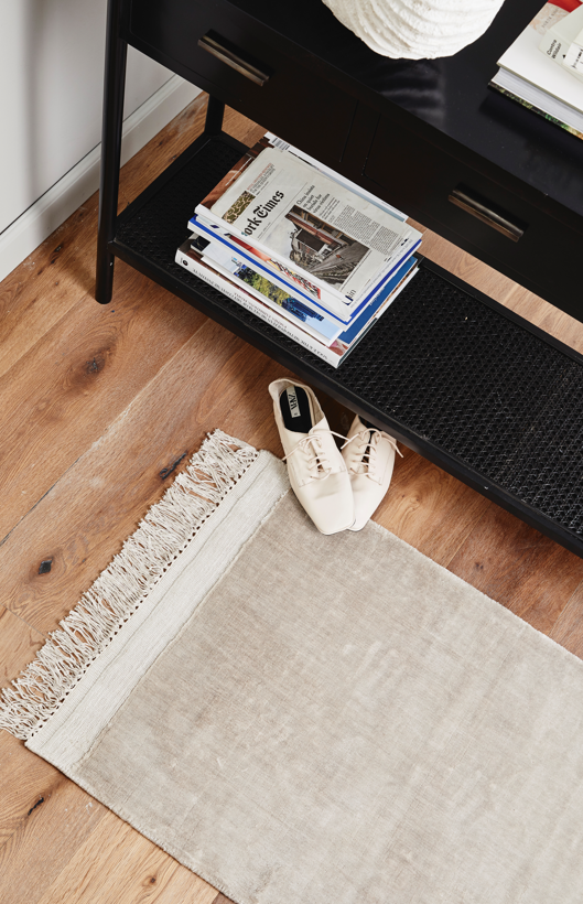 filuca shiny beige carpet w fringes by ladron dk 5