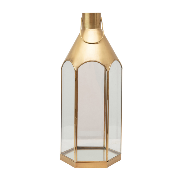 Lantern With Mirror Base And Handle 2
