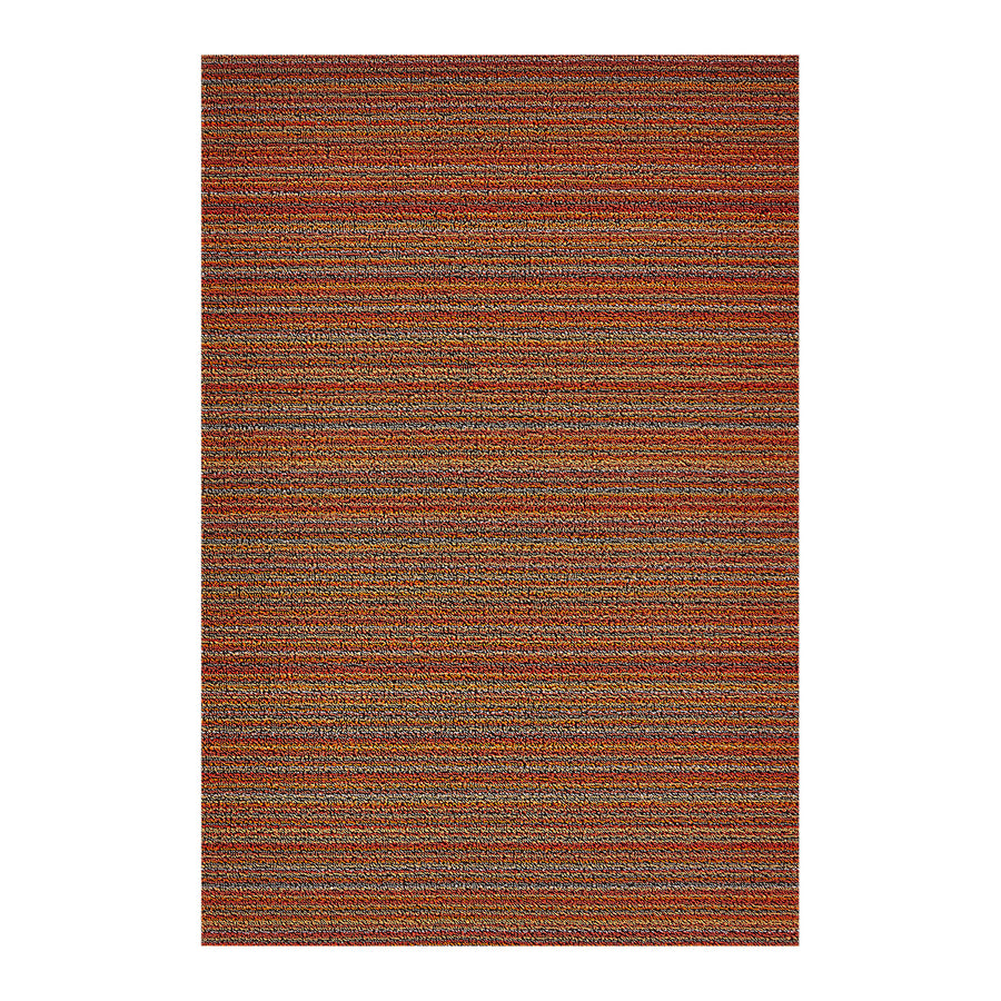 Skinny Stripe Orange Shag Chilewich Chw 200134 010 1