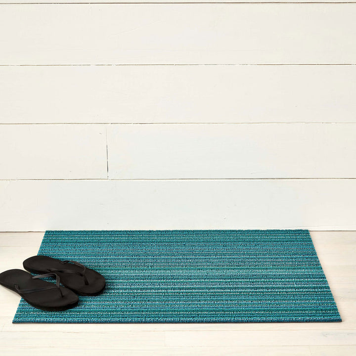 Skinny Stripe Turquoise Shag Chilewich Chw 200134 016 2