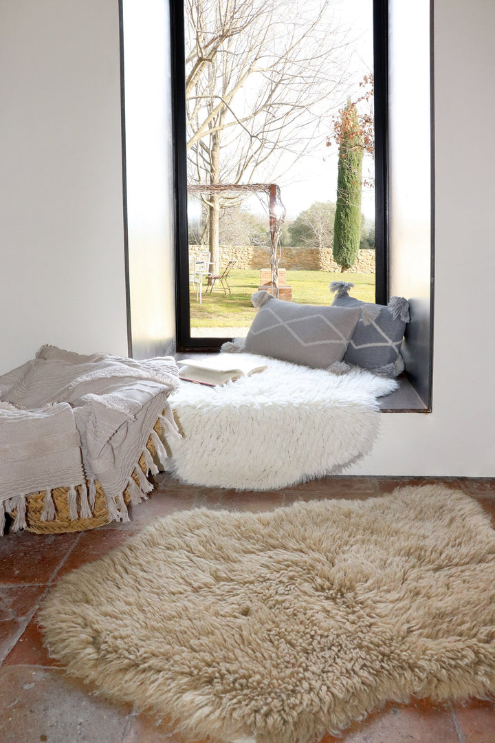Woolly Sheep White Rug 12