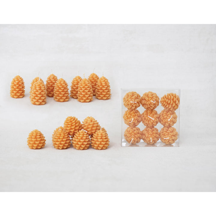 Pinecone Shaped Tealights - Set of 9