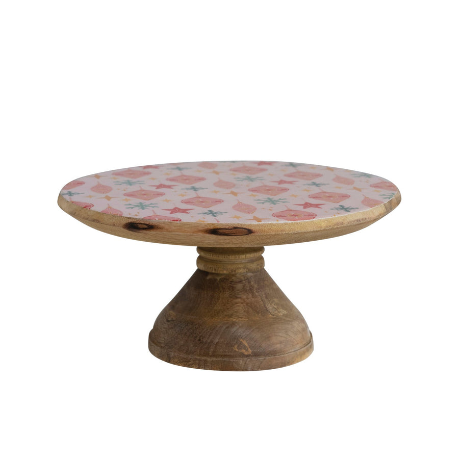 Cake Stand with Ornament Pattern