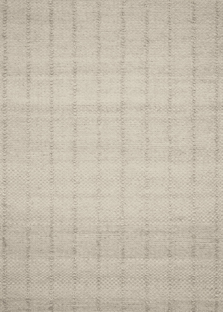Elliston Hand Woven Beige Rug Flatshot Image 1