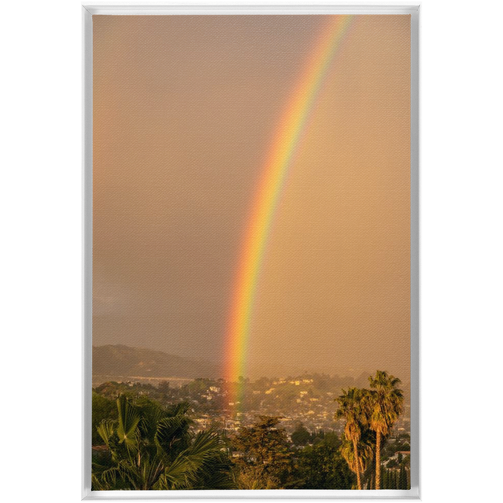 Rainbow 2 Framed Stretched Canvas 10