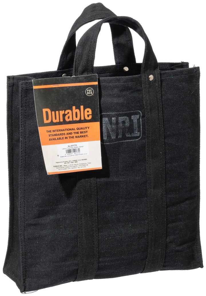 labour tote bag small black design by puebco 2