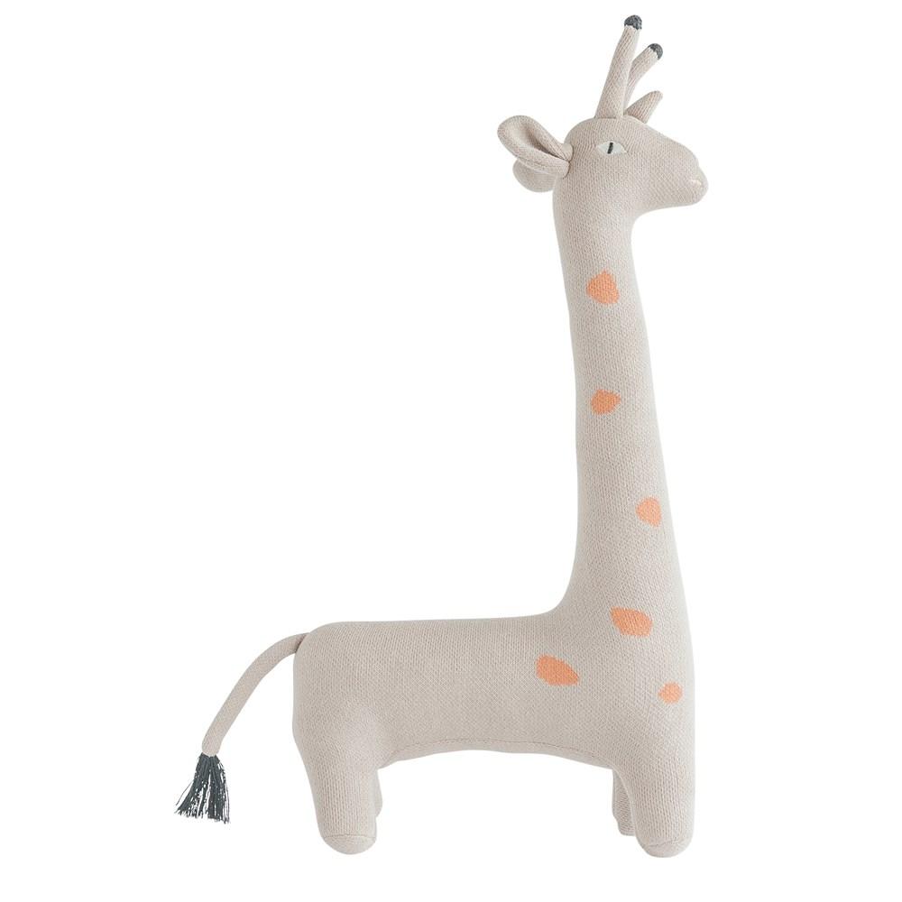 Grey Knit Giraffe 1