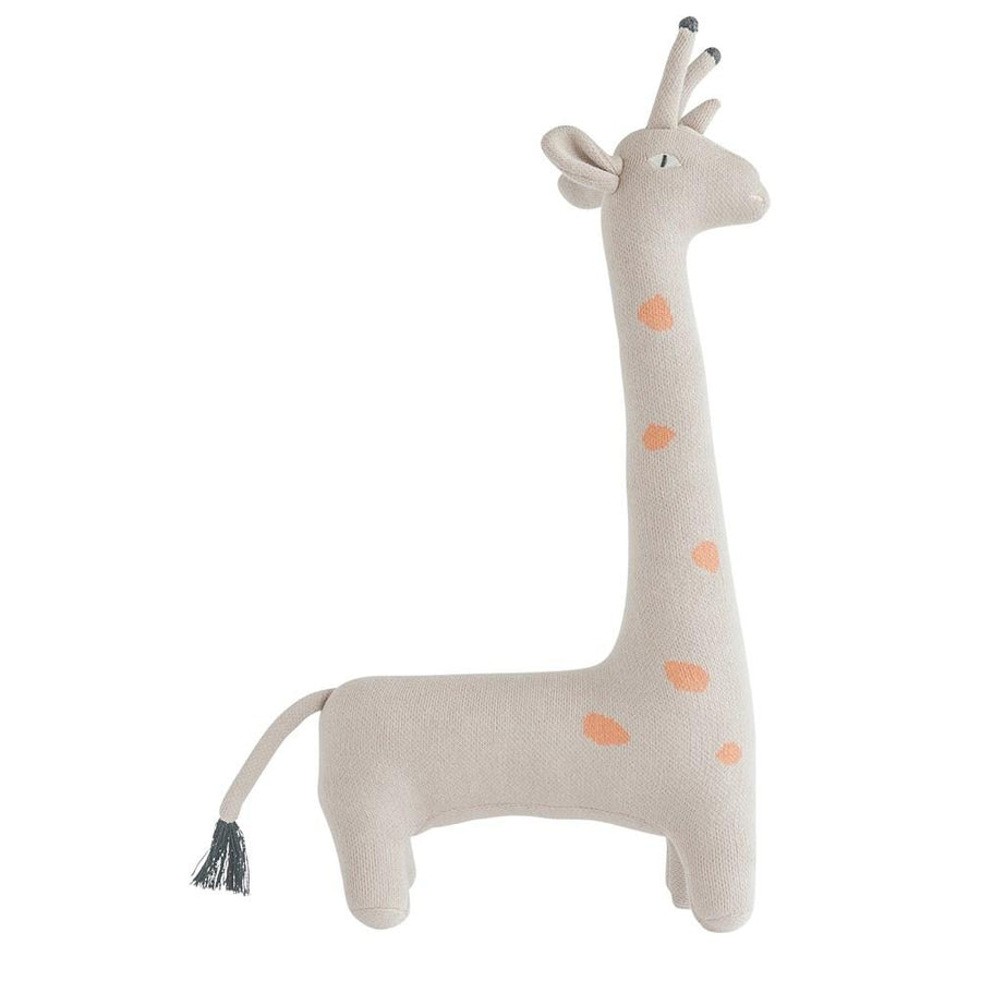 Grey Knit Giraffe 1