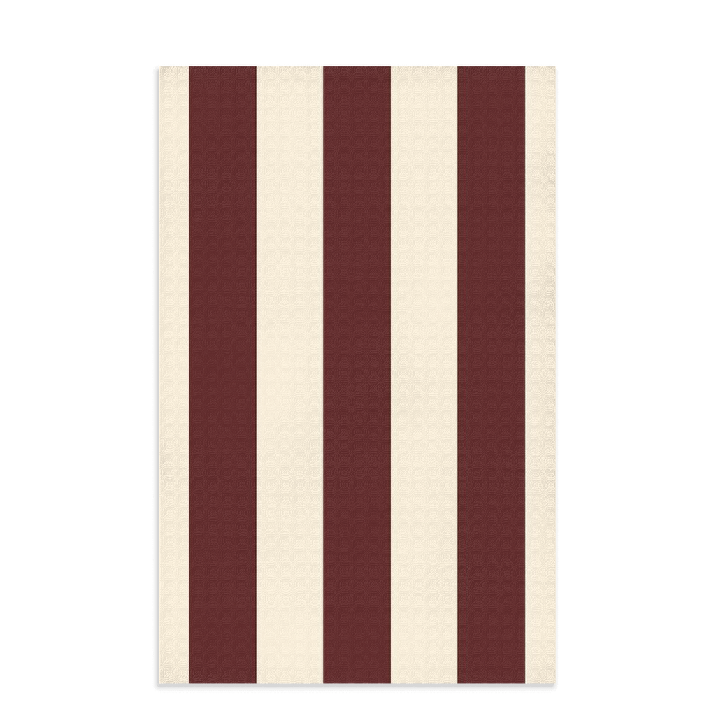 Red Stripe Dish Towel
