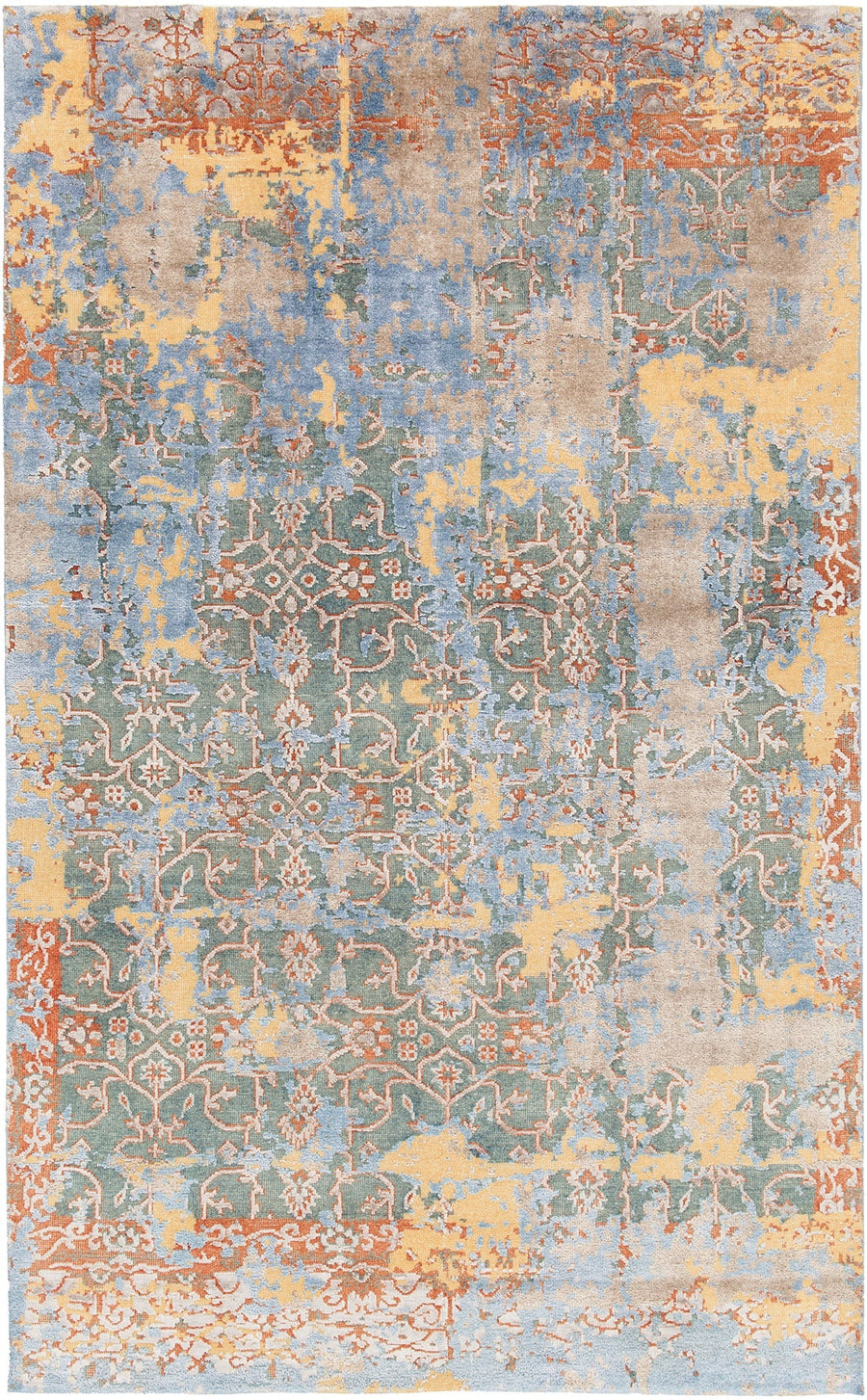 Vingel Hand Knotted Traditional Vin 36803 Rug Chandra Rugs 1