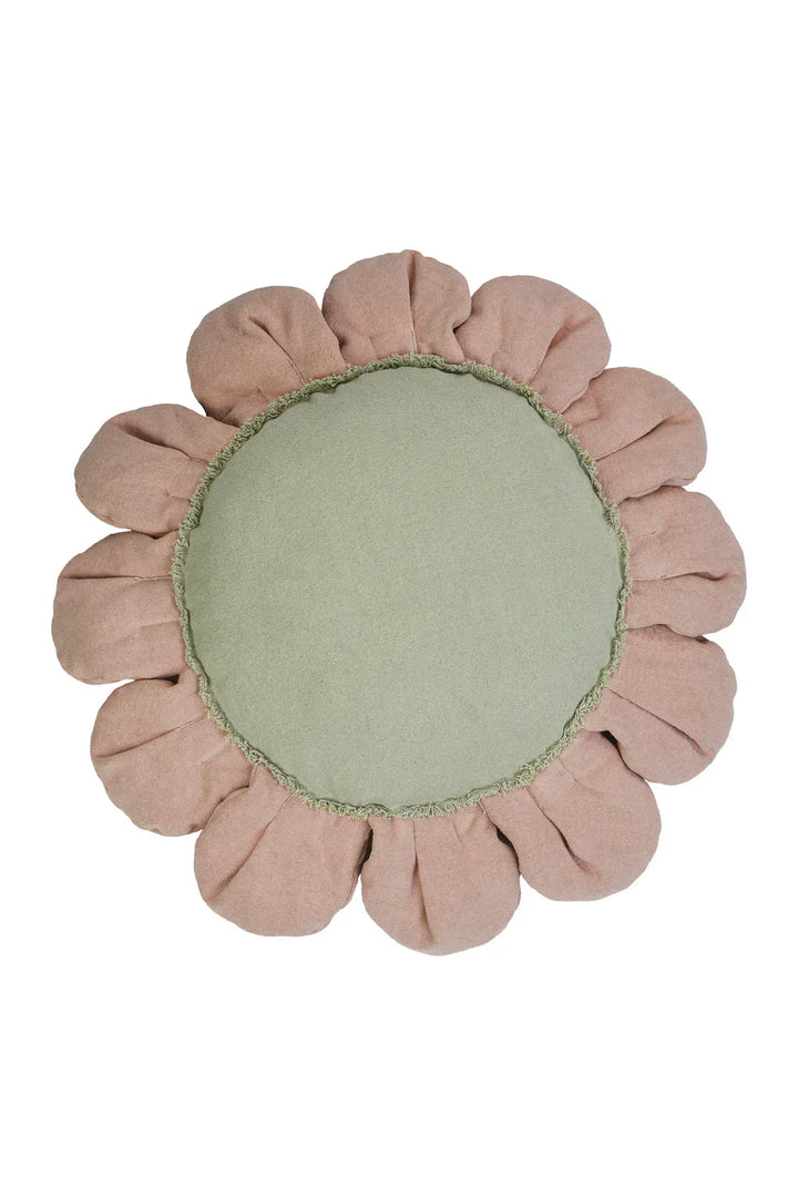 Pink Daisy Floor Cushion 3