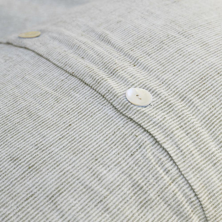 logan duvet and shams in olive design by pom pom at home 3