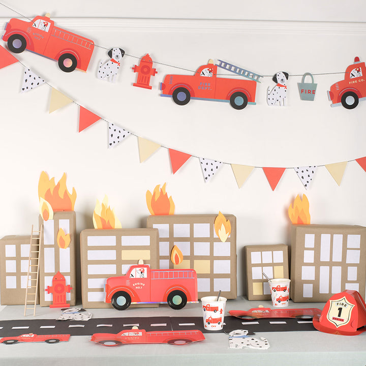 fire truck partyware by meri meri mm 267970 1