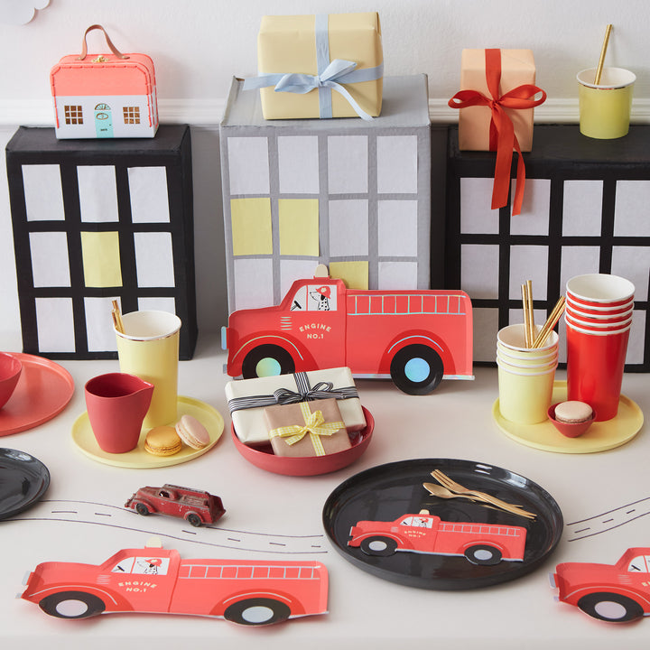 fire truck partyware by meri meri mm 267970 4