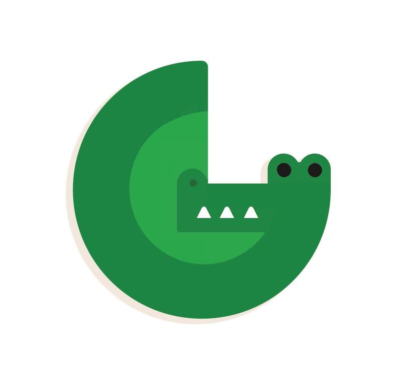 wood graphic animal letters g by djeco 1