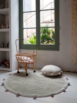 Bubbly Floor Cushion in Olive