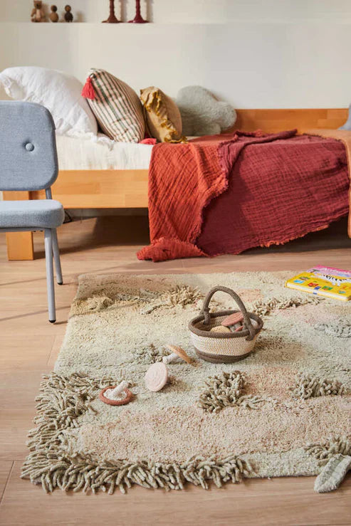 Mushroom Forest Washable Play Rug 3