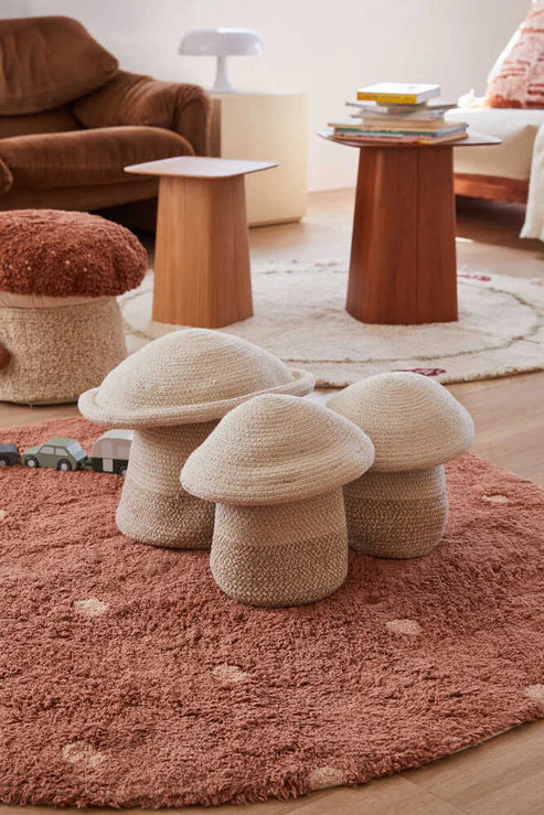 Dot Washable Round Rug 11