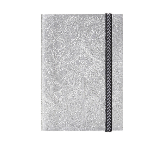 paseo embossed silver notebook design by christian lacroix 2