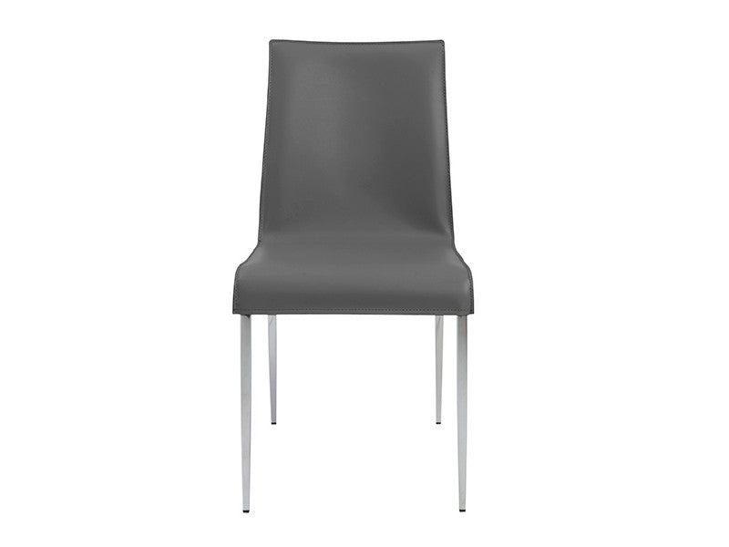 Set of Two Cam Side Chairs in Grey design by Euro Style