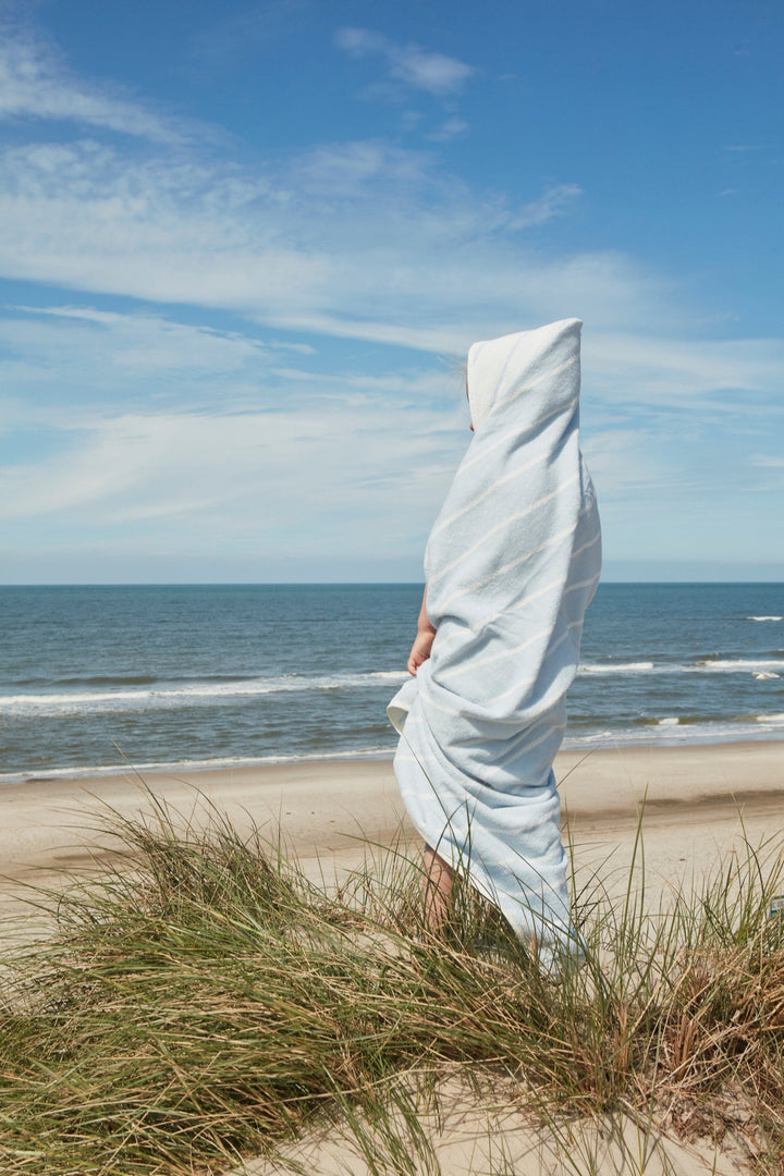 Raita Hooded Towel Cloud Ice Blue 2