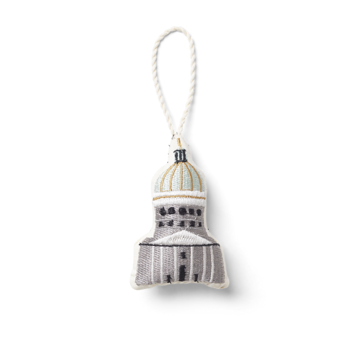 Copenhagen Embroidered Ornaments - The Marble Church by Ferm Living by Ferm Living