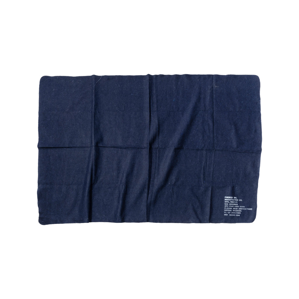 felted blanket navy blue design by puebco 2
