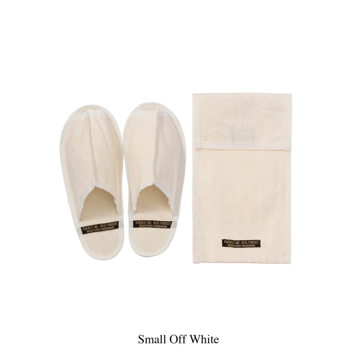 Waxed Canvas Portable Slipper Large Off White Design By Puebco 3