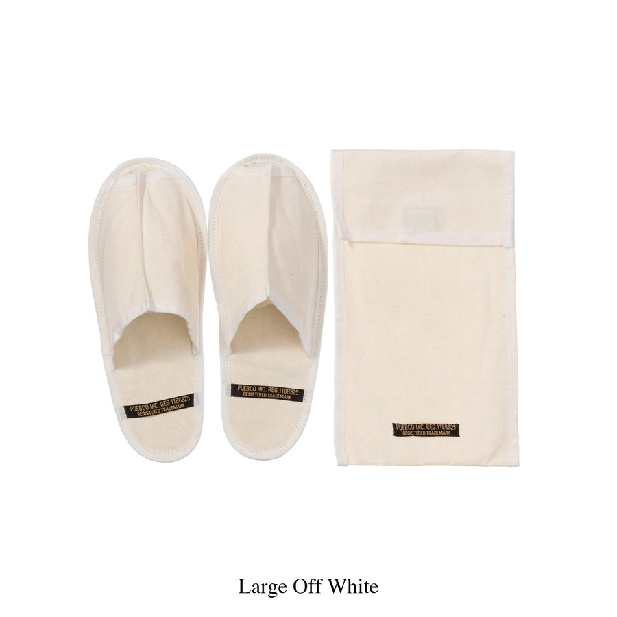 Waxed Canvas Portable Slipper Large Off White Design By Puebco 4