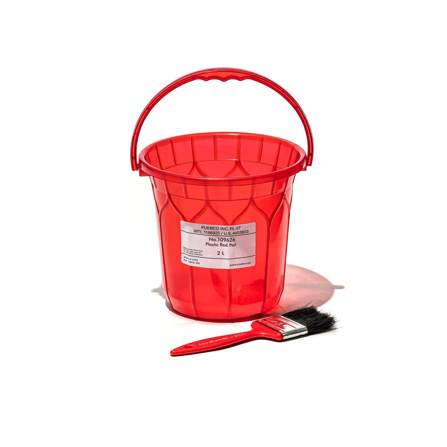 plastic red pail 1