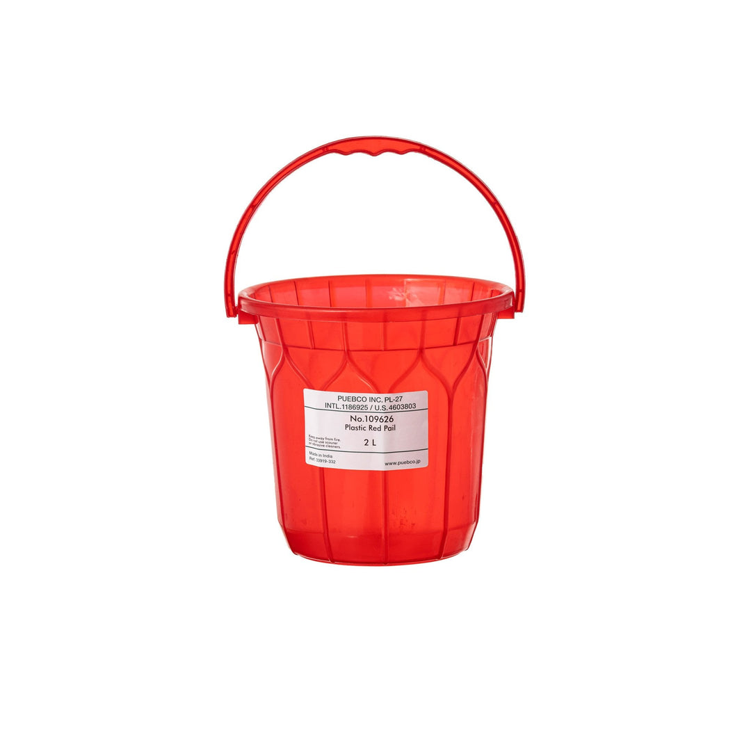 plastic red pail 4