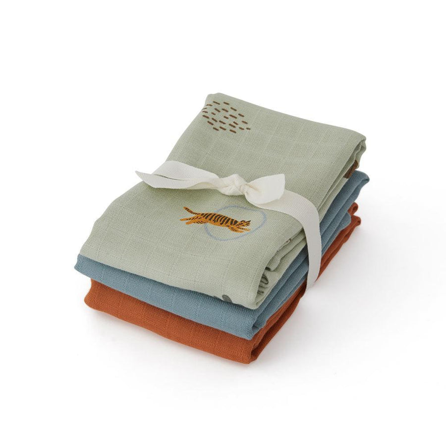 Muslin Square Lion 3 Pcs Pack 1