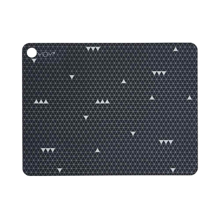 Placemat Grey Line 2 Pcs Design By Oyoy 1