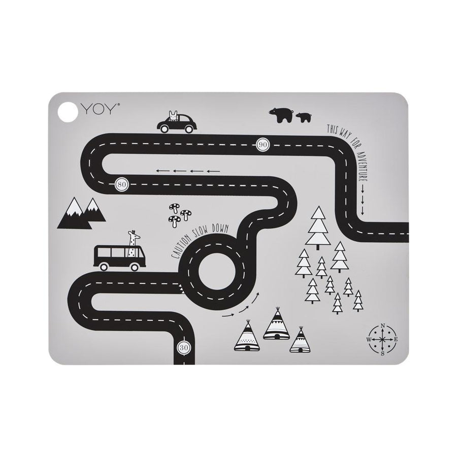 Set Of 2 Adventure Placemats In Grey Design By Oyoy 1