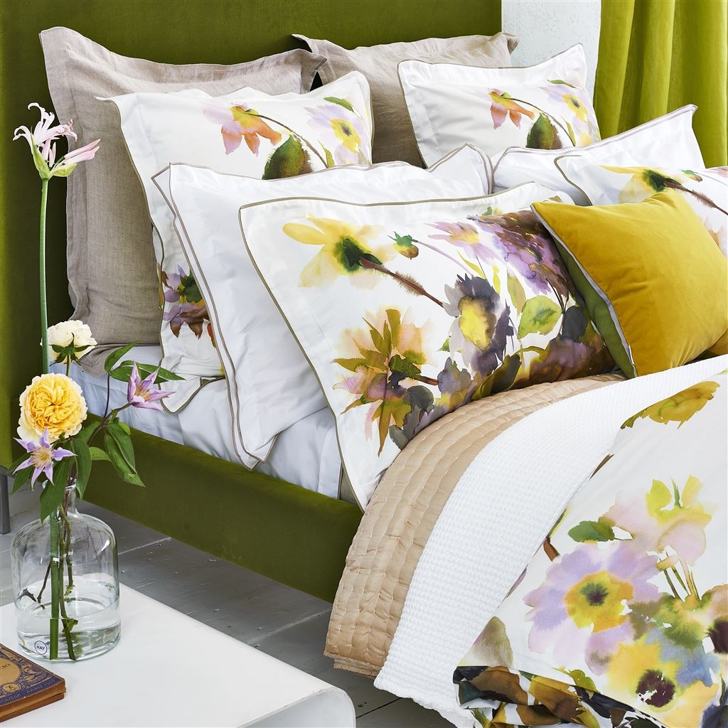 Palace Flower Birch Shams Design By Designers Guild 2