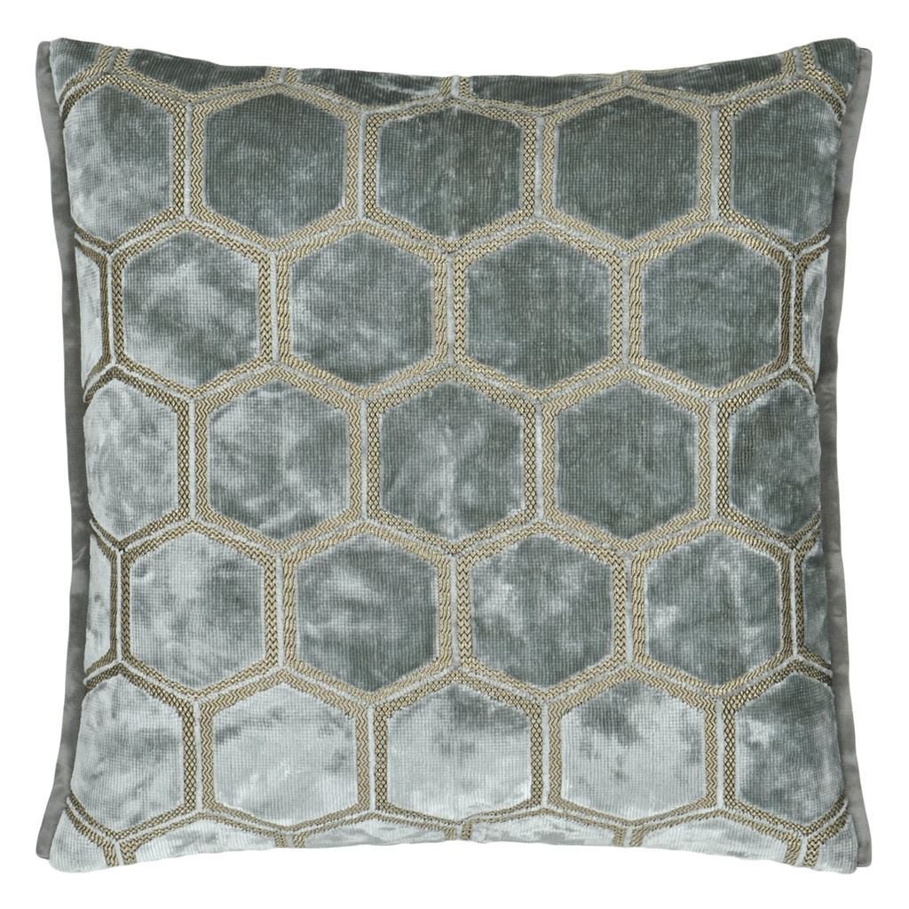 Manipur Silver Decorative Pillow