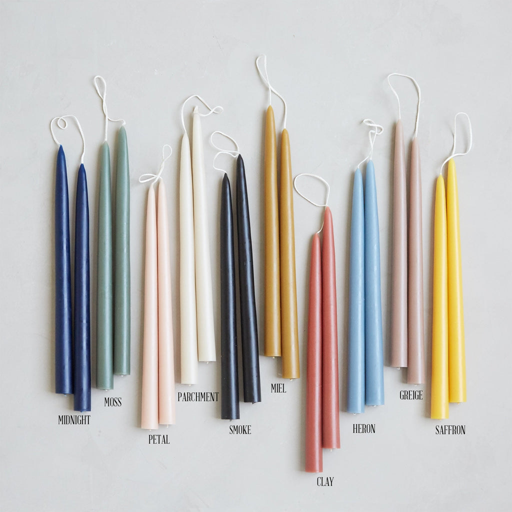 taper candles pair in various sizes colors 8