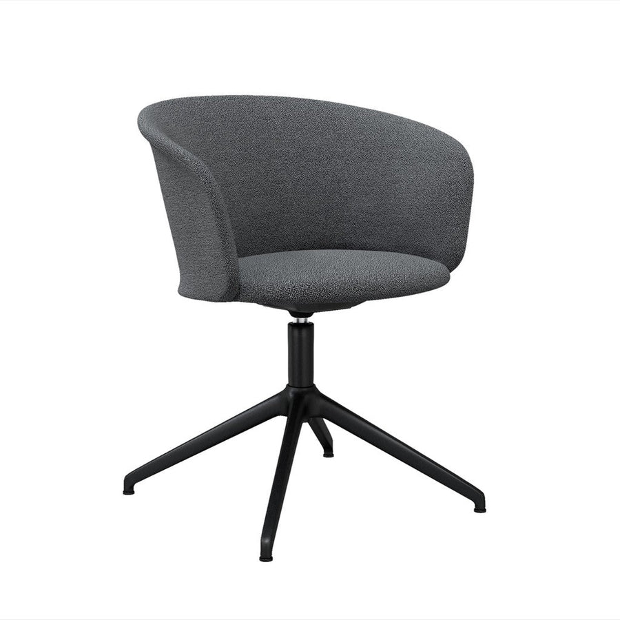 Kendo Graphite Swivel Chair 4 Star Return Hem 20203 1