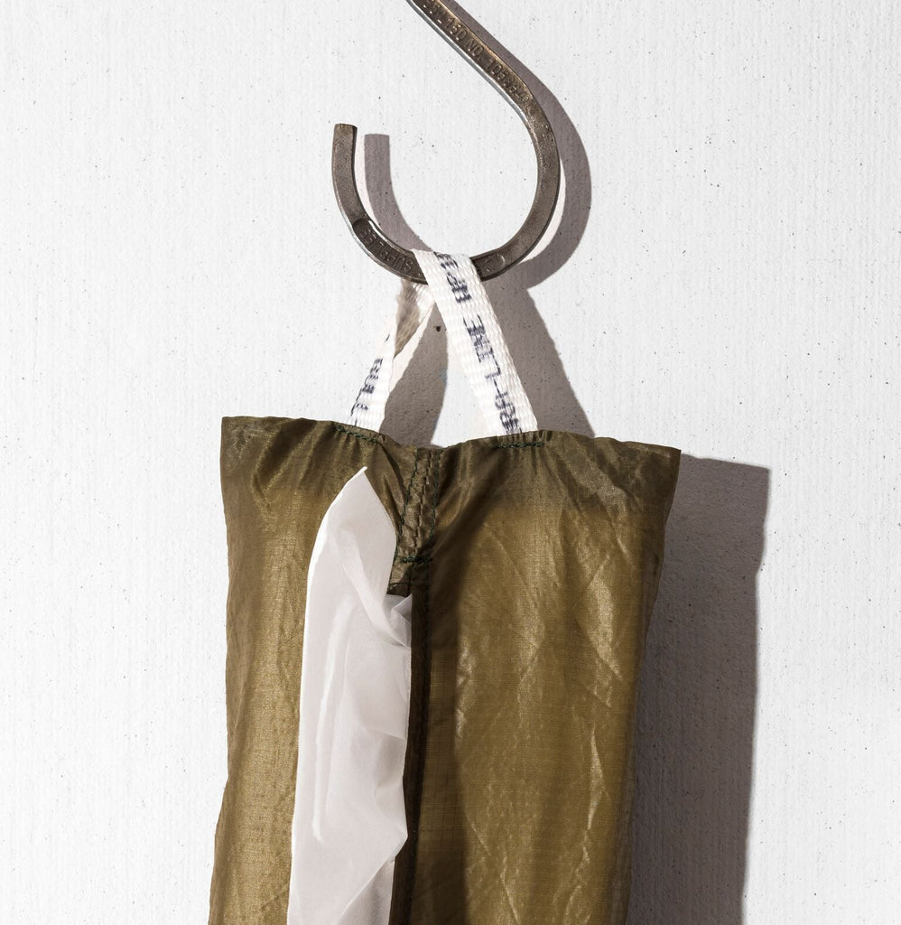 vintage parachute tissue cover olive design by puebco 2