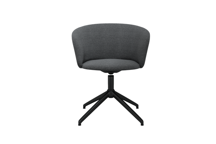 Kendo Graphite Swivel Chair 4 Star Return Hem 20203 3