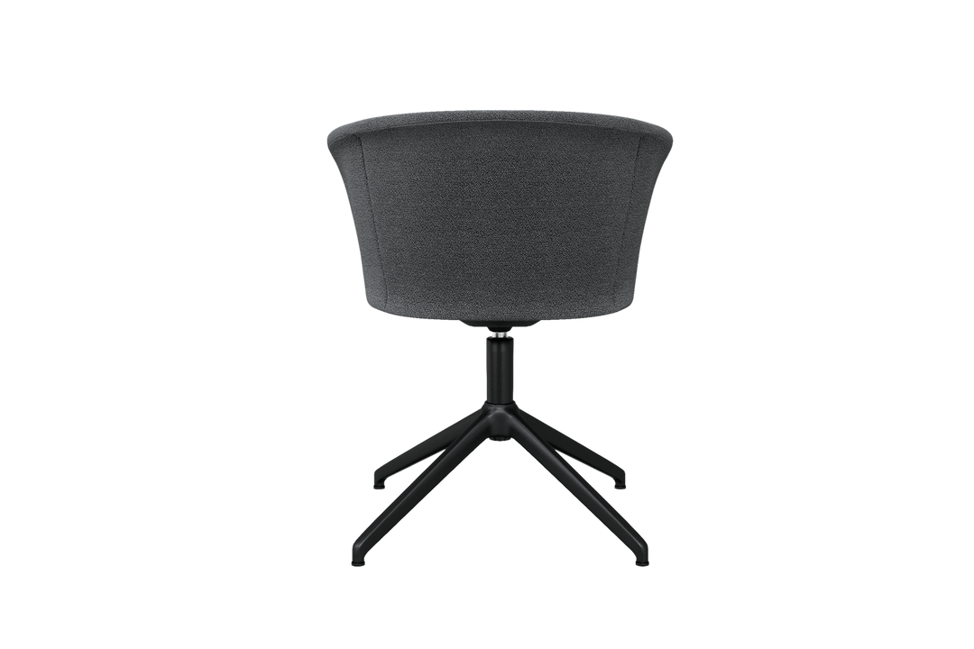 Kendo Graphite Swivel Chair 4 Star Return Hem 20203 7