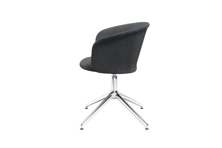 Kendo Graphite Swivel Chair 4 Star Return Hem 20203 6